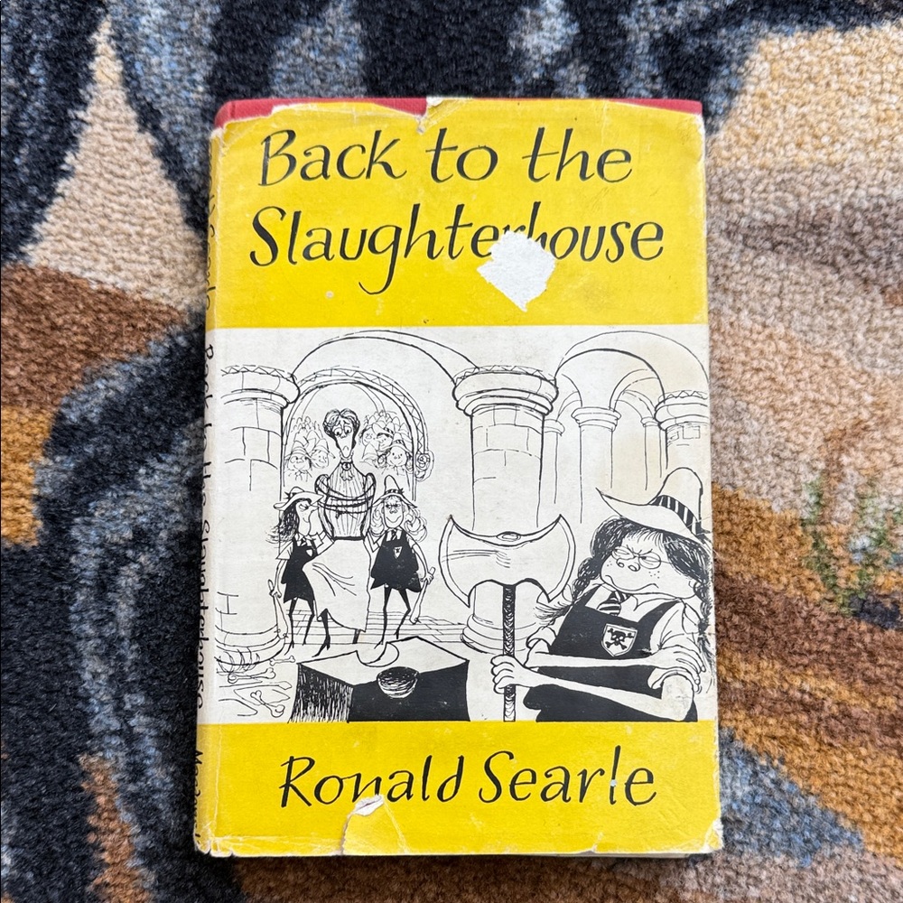 VINTAGE 1951 BOOK BACK TO THE SLAUGHTERHOUSE